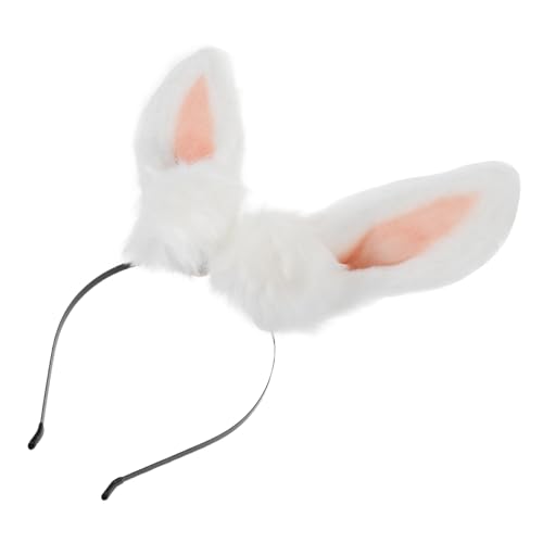 PENIKOKO Hasenohren Haarreif Plüsch Bunny Ohren Haarband Karikaturstil Leichtes Cosplay Party Foto Requisite für Frauen und Erwachsene PENIKOKO Hasenohren Haarreif Plüsch Bunny Ohren Haarband Karikaturstil Leichtes Cosplay Party Foto Requisite für Frauen und Erwachsene von PENIKOKO