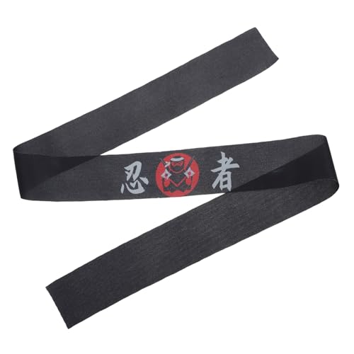 PENIKOKO Japanisches Stirnband Herren Verstellbar Polyester Komfortabel Vielseitiges Karate Kochzubehör Ninja Kopftuch mit Langlebigem Material und Rutschfestem Halt für Sport und Alltag von PENIKOKO