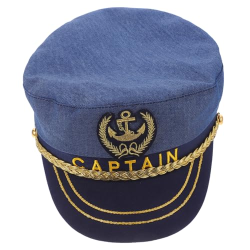 PENIKOKO Kapitänsmütze für Männer und Frauen Verstellbare Matrosenmütze aus Weichem Material für Kostümpartys Karneval und Cosplay Yacht Themen Events und Mottopartys PENIKOKO Kapitänsmütze für Männer und Frauen Verstellbare Matrosenmütze aus Weichem Material für Kostümpartys Karneval und Cosplay Yacht Themen Events und Mottopartys von PENIKOKO