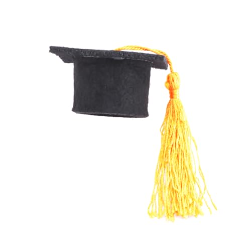 PENIKOKO Mini Doktorhut Flaschenverschluss mit Quaste Weinflaschen Dekoration Gelb Party Tischdeko für Abschlussfeier Geschenkidee für Weinliebhaber Eleganter Flaschenhut für Festliche PENIKOKO Mini Doktorhut Flaschenverschluss mit Quaste Weinflaschen Dekoration Gelb Party Tischdeko für Abschlussfeier Geschenkidee für Weinliebhaber Eleganter Flaschenhut für Festliche von PENIKOKO