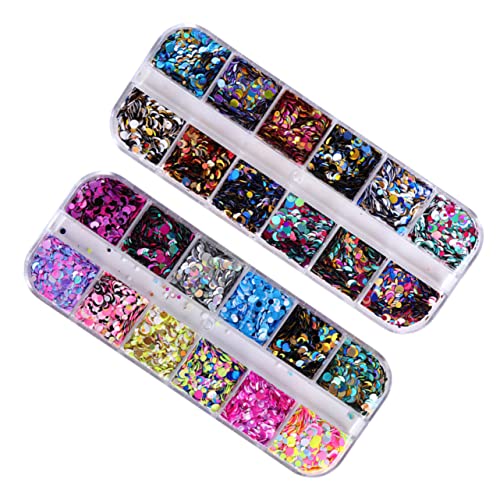 PENIKOKO Nageldekoration Boxen Ultra Dünne Glitzer Nagelpailletten Farben Pro Box Für Nagelkunst Und DIY Nageldesign Für Maniküre Und Besondere Anlässe PENIKOKO Nageldekoration Boxen Ultra Dünne Glitzer Nagelpailletten Farben Pro Box Für Nagelkunst Und DIY Nageldesign Für Maniküre Und Besondere Anlässe von PENIKOKO