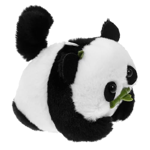 PENIKOKO Plüsch Panda Schlüsselanhänger Kuscheliges Stofftier mit Schwanzbewegung Lebensecht und Niedlich Weiches Pp baumwollmaterial für Taschen und Schlüssel für Panda liebhaber von PENIKOKO