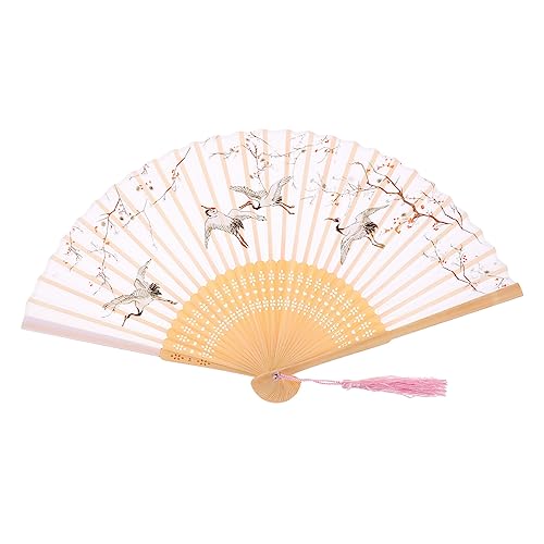 PENIKOKO Retro Faltbarer Handfächer aus Leichter Vintage Fächer mit Elegantem Muster Faltbarer Handheld Fächer für Hochzeit Bühnenauftritte Party und Dekoration Klassischer Chinesischer PENIKOKO Retro Faltbarer Handfächer aus Leichter Vintage Fächer mit Elegantem Muster Faltbarer Handheld Fächer für Hochzeit Bühnenauftritte Party und Dekoration Klassischer Chinesischer von PENIKOKO