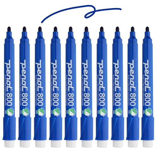 PENOL of Scandinavia - Whiteboard Marker (Blau, 10 pieces (Pack of 1) - 1.5 mm) von PENOL