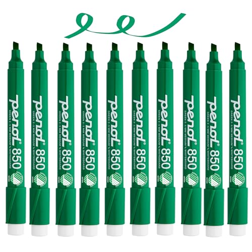 PENOL of Scandinavia - Whiteboard Marker (Grün, 10 pieces (Pack of 1) - 2-5 mm) von PENOL