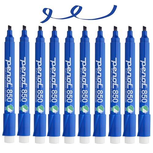 PENOL of Scandinavia - Whiteboard Marker (Blau, 10 pieces (Pack of 1) - 2-5 mm) von PENOL