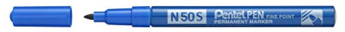Pentel n50s Rundspitze permanent marker – Blau (12 Stück) von Pentel