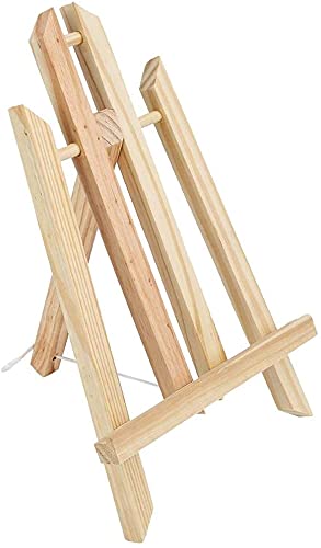 PEPDRO Holzstaffelei, Malerei, Staffelei, Skizzen-Staffelei, Tablet-Tischstaffelei, Malerei, Zeichenhalter, Werbe-Display-Rack (30 cm) (Größe: 29 cm) von PEPDRO