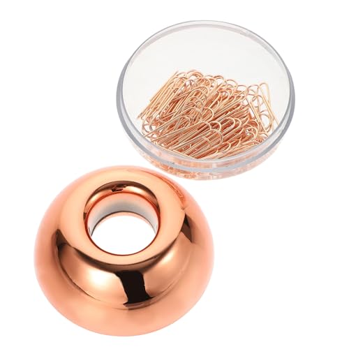 PEPLAYTAL 1 Schachtel Büroklammern Roségold mit Aufbewahrungsbox Kleine Kreative Papierclips für Dokumente Büroordner Stark Klemmend Leicht Tragbar Langlebig und Vielseitig Einsetzbar PEPLAYTAL 1 Schachtel Büroklammern Roségold mit Aufbewahrungsbox Kleine Kreative Papierclips für Dokumente Büroordner Stark Klemmend Leicht Tragbar Langlebig und Vielseitig Einsetzbar von PEPLAYTAL