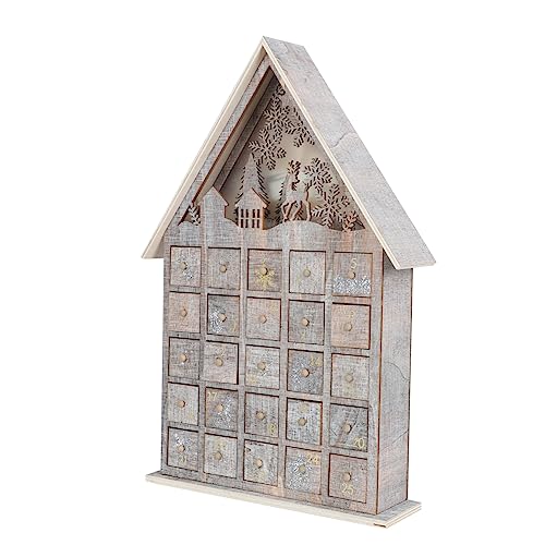 PEPLAYTAL 1 Stück Dekorative Lichter Szene Brauch Adventskalender Für Weihnachtsschmuck Weihnachten Ornamente Weihnachtsdekorationen Lasst Uns Schubladenkalender Beige Hölzern PEPLAYTAL 1 Stück Dekorative Lichter Szene Brauch Adventskalender Für Weihnachtsschmuck Weihnachten Ornamente Weihnachtsdekorationen Lasst Uns Schubladenkalender Beige Hölzern von PEPLAYTAL