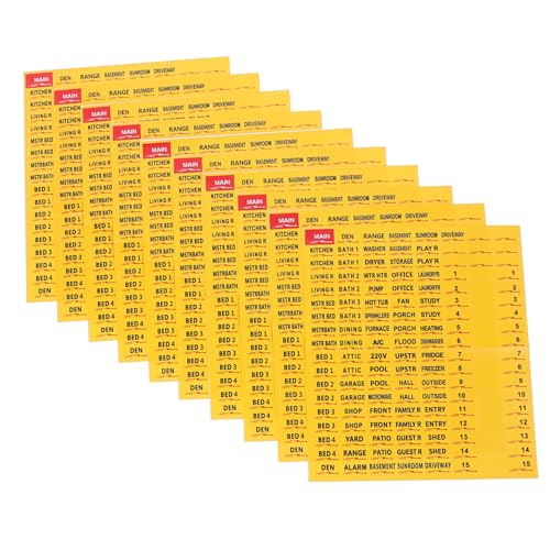 PEPLAYTAL 10 Blatt Teiliges Bunte Selbstklebende Elektrische Schalttafel Etiketten zur Einfachen Klassifizierung und Identifikation von Sicherungskästen für Schnelle Wartung und PEPLAYTAL 10 Blatt Teiliges Bunte Selbstklebende Elektrische Schalttafel Etiketten zur Einfachen Klassifizierung und Identifikation von Sicherungskästen für Schnelle Wartung und von PEPLAYTAL
