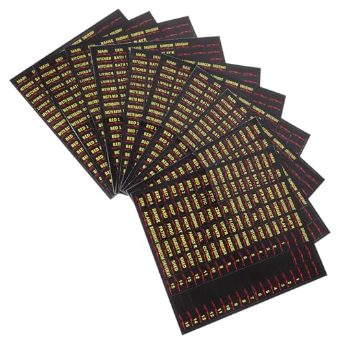 PEPLAYTAL 10 Blatt Teiliges Selbstklebender Bunter Sicherungskasten Aufkleber zur Beschriftung und Kategorisierung von Leistungsschaltern für Einfache Identifikation und Übersichtliche PEPLAYTAL 10 Blatt Teiliges Selbstklebender Bunter Sicherungskasten Aufkleber zur Beschriftung und Kategorisierung von Leistungsschaltern für Einfache Identifikation und Übersichtliche von PEPLAYTAL