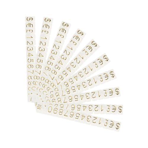 PEPLAYTAL 10 Saiten Teiliges Verstellbare Preisschilder für Schmuck aus Bruchsicher Leicht für Juwelierladen Einzelhandel Theken und Einkaufszentren von PEPLAYTAL