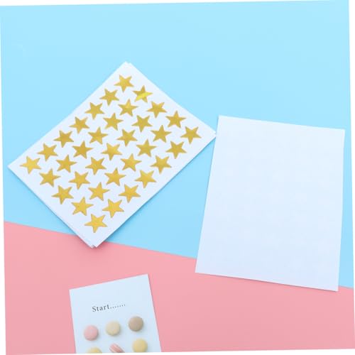 PEPLAYTAL 10 Stück Goldene PVC Stern Aufkleber Selbstklebend Glitzernde Belohnungssticker für Schüler Motivation und Dekoration für Schule und Basteln PEPLAYTAL 10 Stück Goldene PVC Stern Aufkleber Selbstklebend Glitzernde Belohnungssticker für Schüler Motivation und Dekoration für Schule und Basteln von PEPLAYTAL