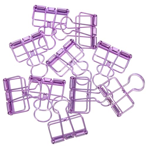PEPLAYTAL 10 Stück Metall büroklammern Groß Mittelgroße Dokumentenklammern Langlebig Stapel Organizer Clips Für Schule Büro Zuhause von PEPLAYTAL