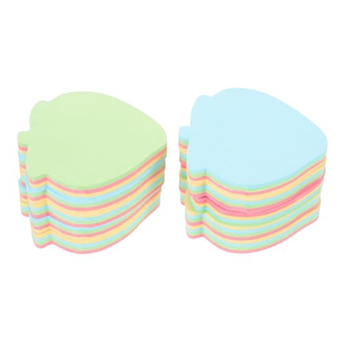 PEPLAYTAL 10 Stück Teiliges Erdbeerform Notizblock Selbstklebend Tearable Memo Pads Schreibblock Für Büro Schule Zuhause Farbige Haftnotizen Starke Haftung Leicht Abreißbar von PEPLAYTAL