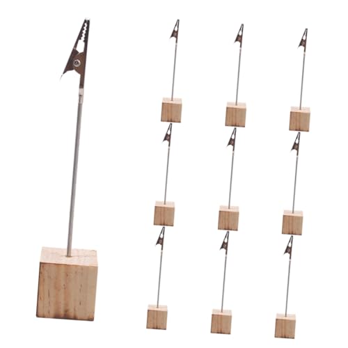 PEPLAYTAL 10 Stück Teiliges Holz visitenkartenhalter mit Stabilem Sockel Kreativer Tischkartenhalter für Hochzeitsdeko Memo Fotoclips für Tischnummern Speisekarte und Notizen bei PEPLAYTAL 10 Stück Teiliges Holz visitenkartenhalter mit Stabilem Sockel Kreativer Tischkartenhalter für Hochzeitsdeko Memo Fotoclips für Tischnummern Speisekarte und Notizen bei von PEPLAYTAL