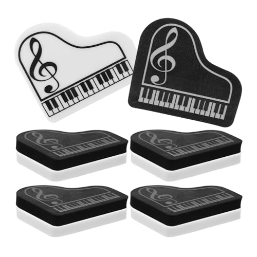 PEPLAYTAL 10 Stück Teiliges Kleine Radiergummis Klavierform Sichere Materialien Leicht Tragbar Multifunktional für Schüler Einzigartiges Design für Einfache Fehlerkorrektur von PEPLAYTAL