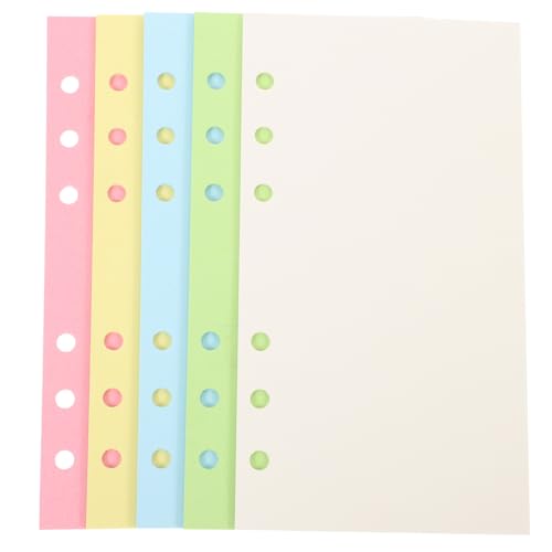 PEPLAYTAL 100 Blatt Nachfüllpapier Blanko Gelocht Farbiges Lose Papier für Ringbuch Flexibles Notizblock Einlagenpapier für Planer Tagebuch Skizzenbuch Memo und Buchführung PEPLAYTAL 100 Blatt Nachfüllpapier Blanko Gelocht Farbiges Lose Papier für Ringbuch Flexibles Notizblock Einlagenpapier für Planer Tagebuch Skizzenbuch Memo und Buchführung von PEPLAYTAL
