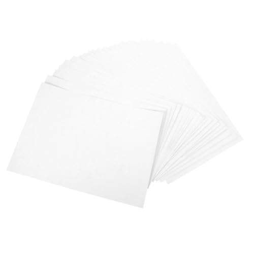 PEPLAYTAL 100 Blatt Selbstklebende Etiketten Blanko Aufkleber Bedruckbar Stickerpapier für Tintenstrahl Drucker Vielseitig für Büro Haushalt Organisation von PEPLAYTAL