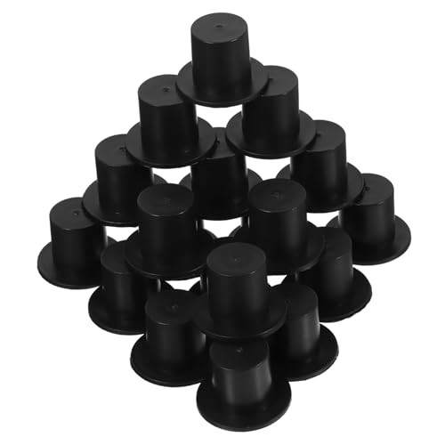 PEPLAYTAL 100 Stück Mini Hut Dekoration Weihnachten Kunststoff Clown Hut DIY Material S Schwarz für Bastelprojekte und Schulaktivitäten PEPLAYTAL 100 Stück Mini Hut Dekoration Weihnachten Kunststoff Clown Hut DIY Material S Schwarz für Bastelprojekte und Schulaktivitäten von PEPLAYTAL