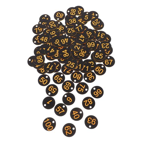 PEPLAYTAL 100 Stück Teiliges Nummeriertes Kunststoff Schlüsselanhänger mit Stabile Zahlenmarken für Garderobe Schrank Büro und Restaurant Langlebige Leicht zu Reinigende PEPLAYTAL 100 Stück Teiliges Nummeriertes Kunststoff Schlüsselanhänger mit Stabile Zahlenmarken für Garderobe Schrank Büro und Restaurant Langlebige Leicht zu Reinigende von PEPLAYTAL