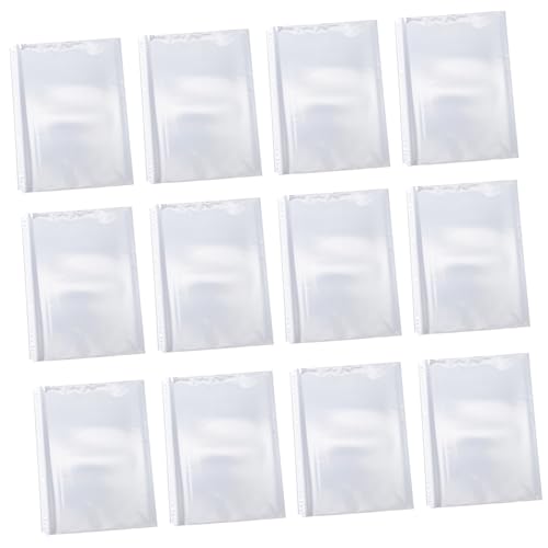 PEPLAYTAL 100 Stück Teiliges Transparente Dokumententaschen Robuste Ordner Folien Wiederverwendbare Einstecktaschen für Papieraufbewahrung im Büro und Schule PEPLAYTAL 100 Stück Teiliges Transparente Dokumententaschen Robuste Ordner Folien Wiederverwendbare Einstecktaschen für Papieraufbewahrung im Büro und Schule von PEPLAYTAL