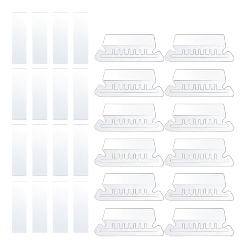 PEPLAYTAL 100 Stück Teiliges Transparente Hängeregister tabs aus Robustem PVC mit Beschriftbaren Einlagen Kleine Dateiordner registerkarten für Büro Ablage und Schule Wiederverwendbar und PEPLAYTAL 100 Stück Teiliges Transparente Hängeregister tabs aus Robustem PVC mit Beschriftbaren Einlagen Kleine Dateiordner registerkarten für Büro Ablage und Schule Wiederverwendbar und von PEPLAYTAL