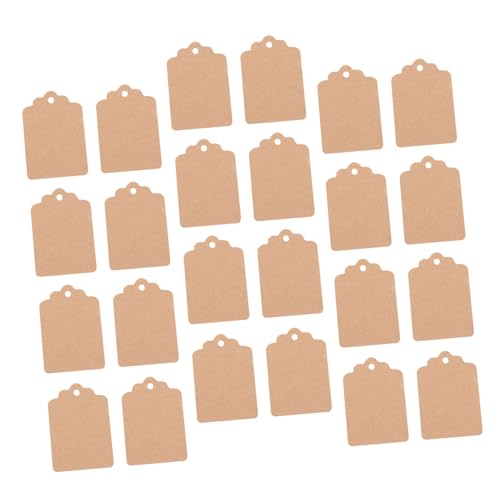 PEPLAYTAL 1000 Kraftpapier Anhänger mit Vielseitige Etiketten für Preis und Geschenkmarkierung Kleidungsschilder Gepäckanhänger für Versand und Dekoration von PEPLAYTAL