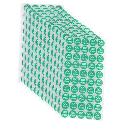 PEPLAYTAL 1000 Stück Qualitätskontrolle Aufkleber Rund Haftetiketten mit Rückstandsfreiem Kleber für Lagerverwaltung und Produktfreigabe Flexible Pass Sticker für Inventar und PEPLAYTAL 1000 Stück Qualitätskontrolle Aufkleber Rund Haftetiketten mit Rückstandsfreiem Kleber für Lagerverwaltung und Produktfreigabe Flexible Pass Sticker für Inventar und von PEPLAYTAL