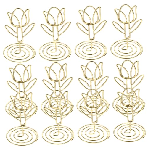 PEPLAYTAL 10Stücke Tulpenform Tischkartenhalter für Hochzeiten Fotos Kartenständer und Visitenkarten Langlebige und Stilvolle Nachrichtenclips für Kreative PEPLAYTAL 10Stücke Tulpenform Tischkartenhalter für Hochzeiten Fotos Kartenständer und Visitenkarten Langlebige und Stilvolle Nachrichtenclips für Kreative von PEPLAYTAL