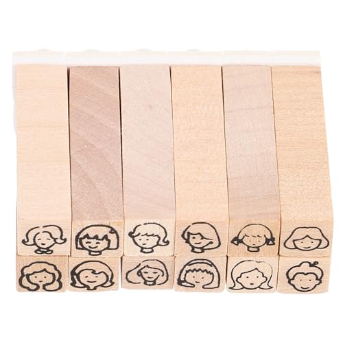 PEPLAYTAL 12 Stück Teiliges DIY Holzstempel mit Filigranen Mustern Handliche Leicht und Robust für Scrapbooking Tagebuchgestaltung und Bastelarbeiten PEPLAYTAL 12 Stück Teiliges DIY Holzstempel mit Filigranen Mustern Handliche Leicht und Robust für Scrapbooking Tagebuchgestaltung und Bastelarbeiten von PEPLAYTAL
