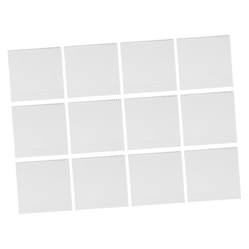 PEPLAYTAL 12 Stück Teiliges Dreieck Pearl Iridescent Desktop Kalenderhalter mit Löchern Langlebige Kalenderbasis aus Schillerndem Papier für DIY Planer Notizen Bastelprojekte und von PEPLAYTAL
