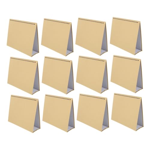 PEPLAYTAL 12 Stück Teiliges Dreieckiger Desktop Kalenderständer aus Robustem Material DIY Tischkalender Basis mit Löchern Stabiles Agenda Regal für Büro Schule und Wohnzimmer Einfache PEPLAYTAL 12 Stück Teiliges Dreieckiger Desktop Kalenderständer aus Robustem Material DIY Tischkalender Basis mit Löchern Stabiles Agenda Regal für Büro Schule und Wohnzimmer Einfache von PEPLAYTAL