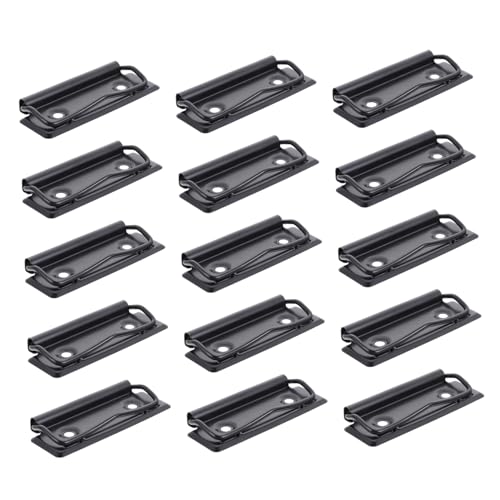 PEPLAYTAL 15 Stück Teiliges Metall klemmbrett clips Robuste Büroklammern Langlebig Vielseitig Einsetzbar für Schule Büro und Dokumentenbefestigung PEPLAYTAL 15 Stück Teiliges Metall klemmbrett clips Robuste Büroklammern Langlebig Vielseitig Einsetzbar für Schule Büro und Dokumentenbefestigung von PEPLAYTAL