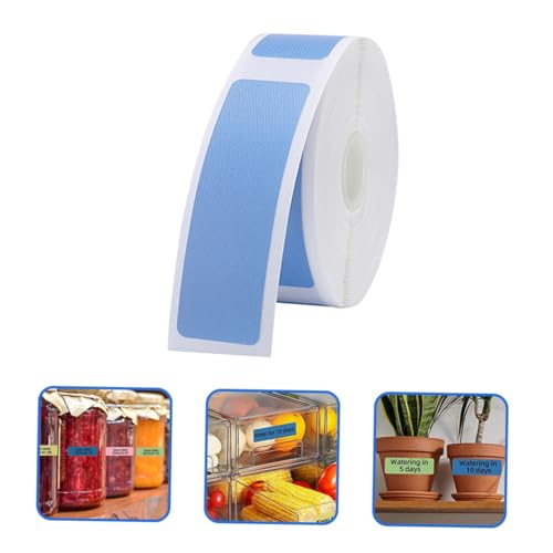PEPLAYTAL 160 Stück Thermopapier Selbstklebend Preisetiketten für Thermodrucker Stark Haftende Klare Aufkleber für Supermarkt Büro Einzelhandel Vielseitige Etiketten für Flaschen Pakete von PEPLAYTAL