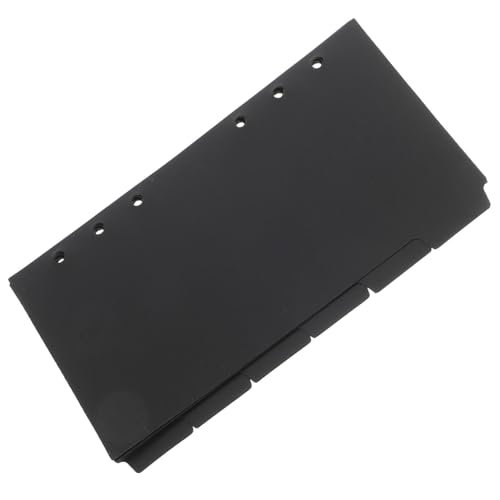 PEPLAYTAL 18 Blatt Teiliges Notizbuch trennblätter Schwarze PVC Dividers für Ringbuch Abnehmbare Ordner register Organizer für Büro Schule und DIY Notizbücher PEPLAYTAL 18 Blatt Teiliges Notizbuch trennblätter Schwarze PVC Dividers für Ringbuch Abnehmbare Ordner register Organizer für Büro Schule und DIY Notizbücher von PEPLAYTAL