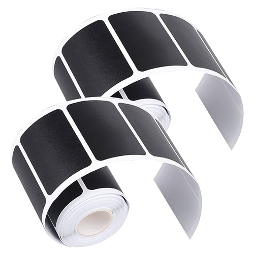PEPLAYTAL 2 Rollen Schwarze Kreidetafel etiketten Selbstklebend Vielseitig für Flaschen und Vorratsdosen Ablösbar ohne Rückstände zum Beschriften und Organisieren von Küchenbehältern PEPLAYTAL 2 Rollen Schwarze Kreidetafel etiketten Selbstklebend Vielseitig für Flaschen und Vorratsdosen Ablösbar ohne Rückstände zum Beschriften und Organisieren von Küchenbehältern von PEPLAYTAL