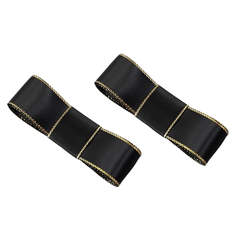 PEPLAYTAL 2 Stück Dekorative Geschenkbänder in Gold für Diy Geschenkverpackungen Hochzeitsdekoration und Elegante Präsentation von PEPLAYTAL