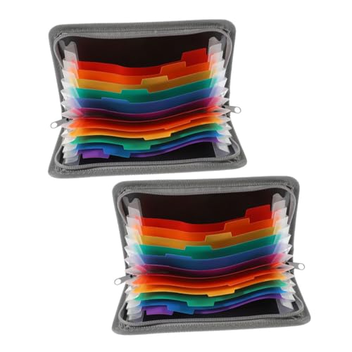 PEPLAYTAL 2 Stück Kleiner Akkordeon Ordner mit Reißverschluss Mehrlagiger Mini Fächer Organizer für Quittungen Karten Dokumente Vielseitige Brieftasche für Sichere Aufbewahrung PEPLAYTAL 2 Stück Kleiner Akkordeon Ordner mit Reißverschluss Mehrlagiger Mini Fächer Organizer für Quittungen Karten Dokumente Vielseitige Brieftasche für Sichere Aufbewahrung von PEPLAYTAL