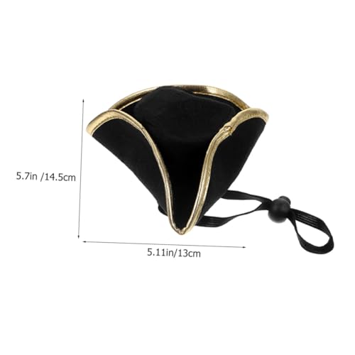 PEPLAYTAL 2 Stück Kreative Piratenhüte mit Elastischem Band Bequeme Kopfbedeckung für Karneval Kostüm und Cosplay Partys Hautfreundliches Material Festliches Accessoire für Damen und Herren von PEPLAYTAL