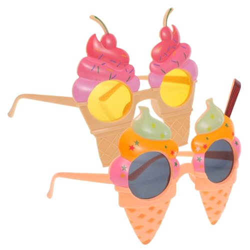 PEPLAYTAL 2 Stück Lustige Eiscreme Brillen Hawaii Party Sonnenbrillen Leichte Tragbare Partybrillen für Erwachsene Sommerliche Foto Requisiten Auffällige Party Favor Strand und Tanz Zubehör PEPLAYTAL 2 Stück Lustige Eiscreme Brillen Hawaii Party Sonnenbrillen Leichte Tragbare Partybrillen für Erwachsene Sommerliche Foto Requisiten Auffällige Party Favor Strand und Tanz Zubehör von PEPLAYTAL