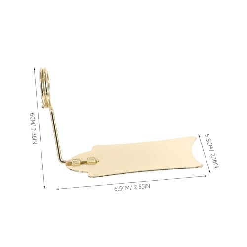 PEPLAYTAL 2 Stück Metall Preisschildhalter Goldfarbene Preisetiketten Clips für Supermarktregale Stabile Metall Clips für Runde und Eckige Oberflächen Langlebige Displayhalter für Werbung PEPLAYTAL 2 Stück Metall Preisschildhalter Goldfarbene Preisetiketten Clips für Supermarktregale Stabile Metall Clips für Runde und Eckige Oberflächen Langlebige Displayhalter für Werbung von PEPLAYTAL