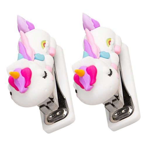 PEPLAYTAL 2 Stück Mini Einhorn Heftgerät Kompakter Leichter Schreibtisch tacker für Schule Büro Zuhause Tragbarer Wiederverwendbarer Handhefter für Dokumente und Bücher PEPLAYTAL 2 Stück Mini Einhorn Heftgerät Kompakter Leichter Schreibtisch tacker für Schule Büro Zuhause Tragbarer Wiederverwendbarer Handhefter für Dokumente und Bücher von PEPLAYTAL