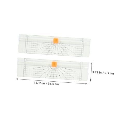 PEPLAYTAL 2 Stück Papierschneider mit Klappbarem Lineal Präziser Tragbarer Papier Cutter für Scrapbooking Foto Karte Kraftvolle Schneidehilfe für Büro und Zuhause Weiß PEPLAYTAL 2 Stück Papierschneider mit Klappbarem Lineal Präziser Tragbarer Papier Cutter für Scrapbooking Foto Karte Kraftvolle Schneidehilfe für Büro und Zuhause Weiß von PEPLAYTAL