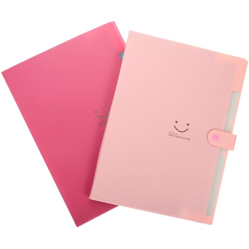 PEPLAYTAL 2 Stück Teiliges Fächermappe Bunte Aktenordner Organizer Multifunktionale Dokumentenmappe für Büro Schule Home office und Reisen Tragbar und Praktisch von PEPLAYTAL