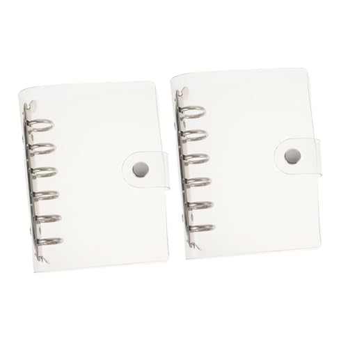 PEPLAYTAL 2 Stück Teiliges Transparentes PVC Ringbuch Cover Notizbuch Schutzhülle Wasserfest Leicht Abwischbar Langlebig und Rutschfest für Tagebuch und Planer PEPLAYTAL 2 Stück Teiliges Transparentes PVC Ringbuch Cover Notizbuch Schutzhülle Wasserfest Leicht Abwischbar Langlebig und Rutschfest für Tagebuch und Planer von PEPLAYTAL