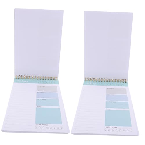PEPLAYTAL 2 Stück Teiliges Wochenplaner To Do List Notizblock mit Abreißbaren Memo Tabs Tagesplaner Notizbuch für Büro und Zuhause Praktische Terminübersicht für Schüler und Berufstätige von PEPLAYTAL