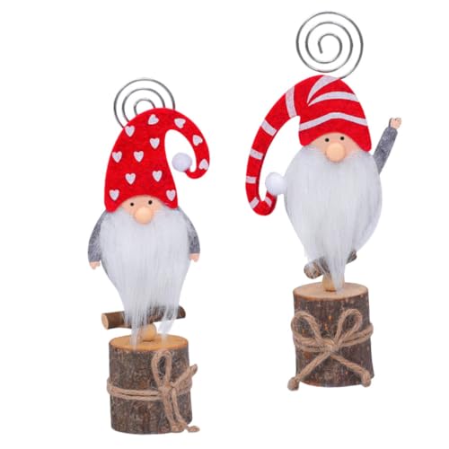 PEPLAYTAL 2 Stück Weihnachts Memo Halter mit Cartoon Figuren Niedliche Notizklammern für Tischkarten Foto und Namenshalter Wiederverwendbar Robust Geeignet für Hochzeit Geburtstag Party PEPLAYTAL 2 Stück Weihnachts Memo Halter mit Cartoon Figuren Niedliche Notizklammern für Tischkarten Foto und Namenshalter Wiederverwendbar Robust Geeignet für Hochzeit Geburtstag Party von PEPLAYTAL