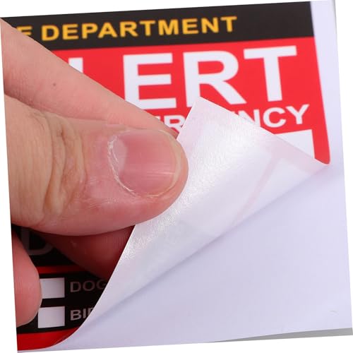 PEPLAYTAL 20 Blatt Notfall Alert Fensteraufkleber für Personen und Haustiere Langlebige Pet Locator Decals Selbstklebend Wasserfest für Feuerwehr und Einsatz Sicherheitswarnung für Zuhause PEPLAYTAL 20 Blatt Notfall Alert Fensteraufkleber für Personen und Haustiere Langlebige Pet Locator Decals Selbstklebend Wasserfest für Feuerwehr und Einsatz Sicherheitswarnung für Zuhause von PEPLAYTAL